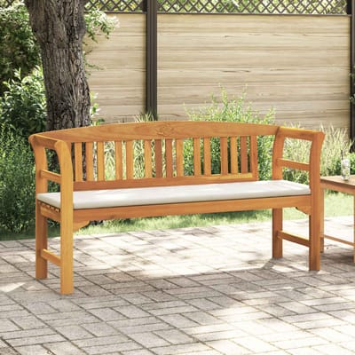 vidaXL - Rozenbank - Natuurlijk - 157 - x - 46 - x - 82,5 - cm - Massief - Acacia - Hout