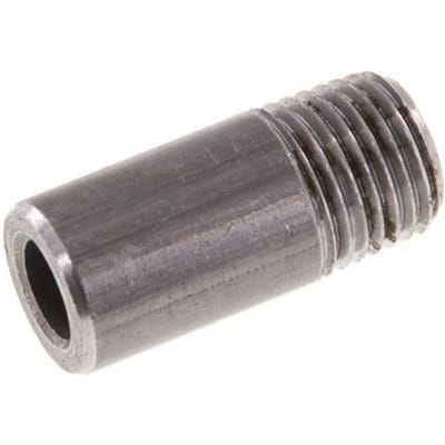 R 1/4'' Buitendraad x 13.5mm Stalen Pijpnippel met Las uiteinde 50 Bar DIN 2982 - 30mm [5 Stuks]