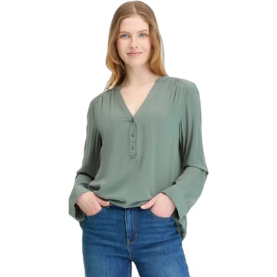 Blouse Fierra groen LM v-hals Ragwear - maat XXL