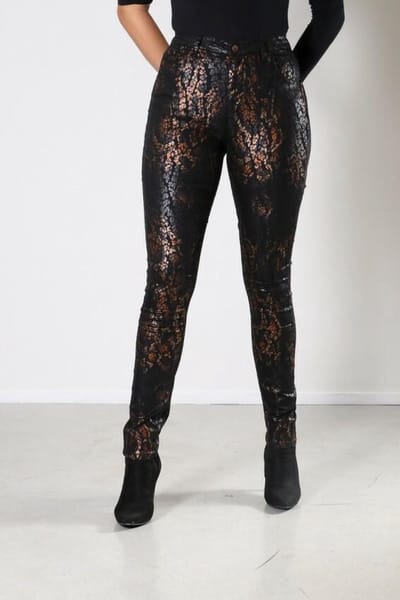 New Star dames broek Geneva flower multi colour - maat 27