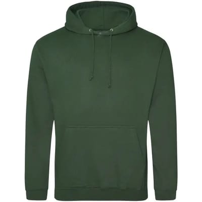 Just Hoods College Hoodie JH001 - Bottle Green - L
