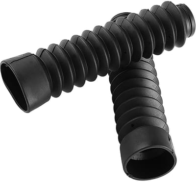 Store_7 - Rubber-Gabel-Abdeckgamaschen - Motorrad-Gabelgamaschen - Bescherming tegen stof - 205 x 42 mm - Stootdemping - Geschikt voor motoren - Zwart