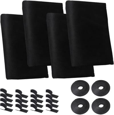 Muggenhor voor ramen 130 x 150 cm - Zwart polyester - Eenvoudig te bevestigen - Beschermt tegen insecten - ShopVlot