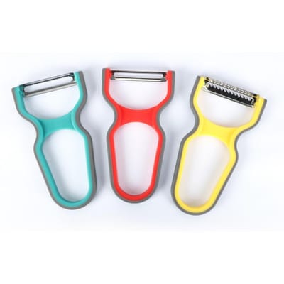 Multifunctionele aardappelschiller, fruitgroentehakker, mini-aardappelrasp, willekeurige kleur, keukengereedschap white