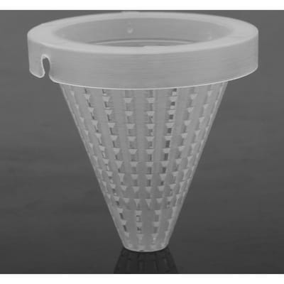 20 stuks/zak Vis Levend Rode Worm Voedsel Voeding Aquarium Tank Kegelvormige Voederbak Met Zuignappen gray