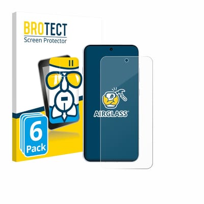 Screenprotector 6 Stuks voor Oppo Find X8s 4G Beschermglas transparant