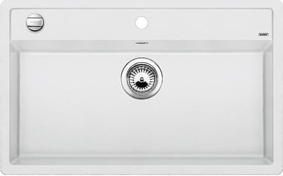 Spoelbak Blanco Dalago 8 opbouw wit 516633.Draaiknopbediening.