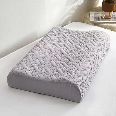 1 stuks kussensloop voor latex kussen 30x50cm/40x60cm volwassenen kinderen latex kussenhoes cover Scandinavisch bedrukte slaapkussenhoes 30X50XCM lichtgrijze kleur