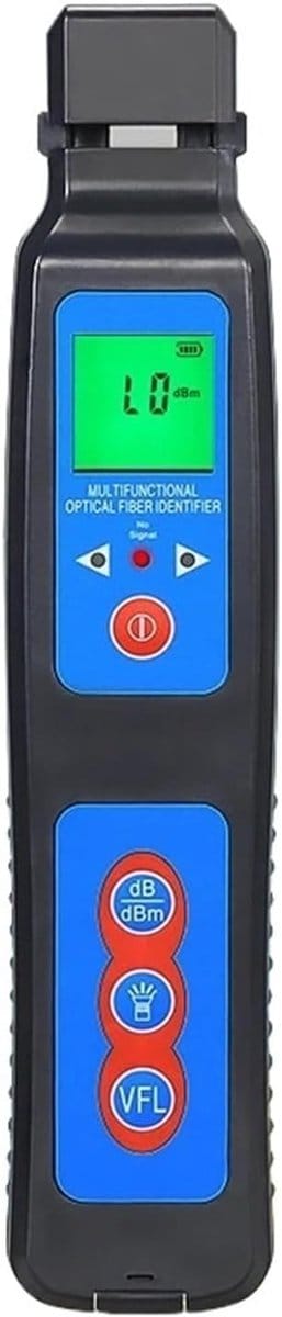 Glasvezel Tester - Kabeldetector Vezel - Netwerk Onderhoud - Actieve Identificatie - 10mW VFL - Grijs