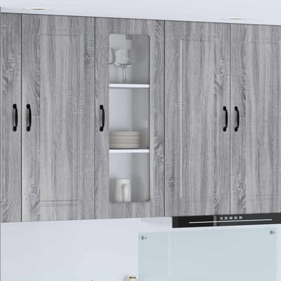 vidaXL - Vaatwasserpaneel - Kalmar - Grijs - Sonoma - 40 - x - 31 - x - 100 - cm