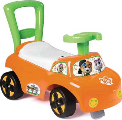Loopauto 44 Cats Smoby Ride-on babywalker oranje + veiligheidsstop