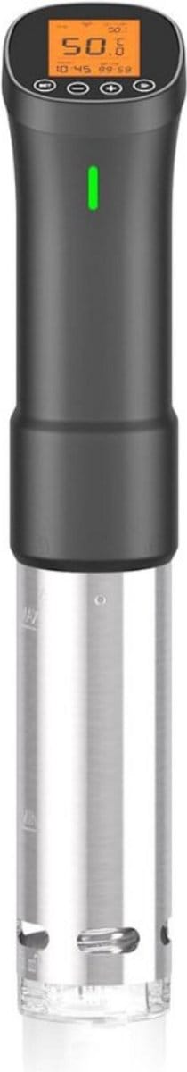 Luxe Soud Vide Stick – Slowcooker Touchscreen – Kokers – Professioneel Design – Nauwkeurige Meting – Alarm – Grijs