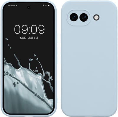 kwmobile telefoonhoesje geschikt voor Google Pixel 10a - Hoesje voor smartphone - Precisie camera uitsnede - In mat lichtblauw