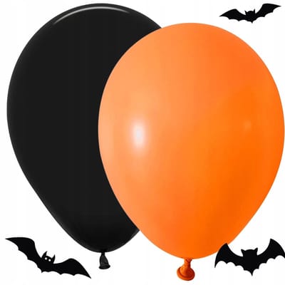 Hangzhou A Link Star Technology - Halloween Ballon Set - 20 Stuks - Zwart en Oranje
