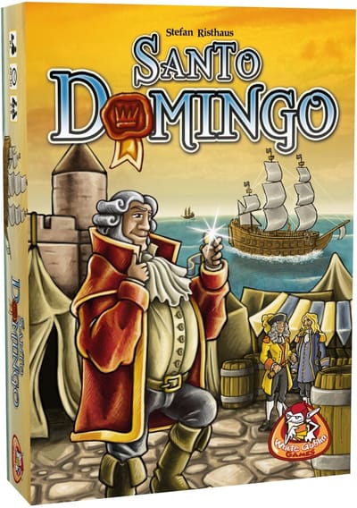 White Goblin Games - Santo Domingo - familiespel - 2 tot 6 spelers - 20 minuten - Vanaf 8 jaar - Kaarspel met geluk