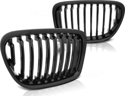 Grill BMW X1 E84 10 09-08 12 GLANZEND ZWART
