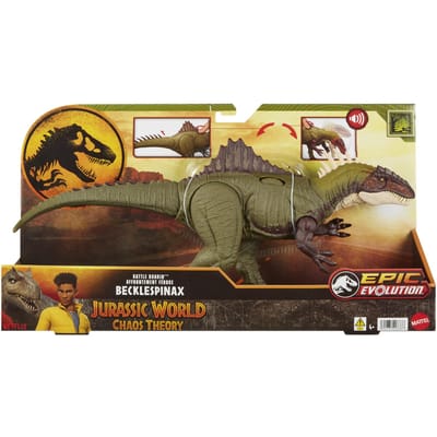 Mattel Jurassic World Chaos Theory Battle Roar Becklespin Dinosaurussen