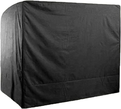 Schommelbank Tuin - Buitenbank Bank - Ontspannen Buiten - Waterdichtehoes - 220x125x175cm - Zwart
