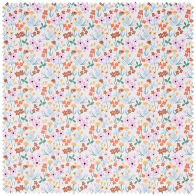 Katoenen stof "Tiny Garden-Flowers"