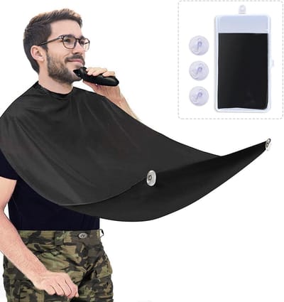 Beard Trimmingscape voor Mannelijke Verzorging, Haaropvang, en Gemakkelijk Schoonmaken