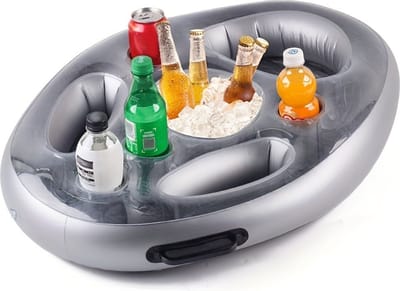 Livano Drijvende Bar - Zomerspeelgoed - Waterspeelgoed - Strandspeelgoed - Zwembad - Zwemmen - Zomer - Drankhouder