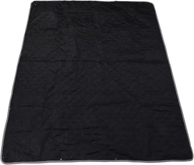 Verwarmde Fleece Deken - Kampeerdeken Waterdicht - Buiten Ontspannen - Snelle Verwarming - 180 cm x 150 cm - Grijs