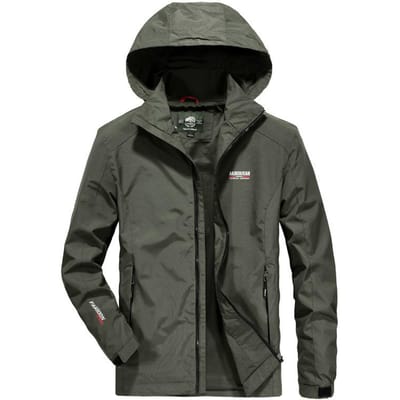 Lente en Herfst Nieuw Jack Jongeren Met Capuchon Sneldrogend Oplaadbaar Jack Heren 3XL black