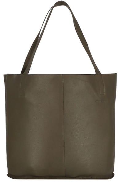 Greenburry Nappa Shopper Tas Leer 43 cm - 16 L - olive