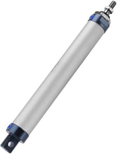 Dailygoods- Luchtcilinder 32 x 200 mm - Dubbelwerkend - Aluminiumlegering - 1,5 MPa/15 psi - Eenvoudig te installeren - Duurzaam in gebruik - Pneumatische Cilinder