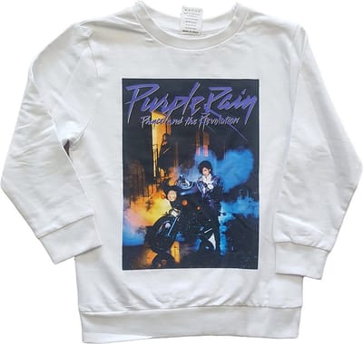 Prince - Purple Rain Sweater/trui kids - Kids tm 6 jaar - Wit