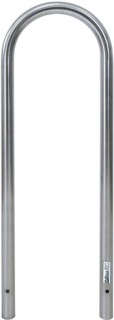 Fietsenrek 115 x 41 cm roestvrij staal Ø 49 mm Beton in fietsstandaard Parker type U