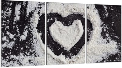TMK ArtDeko - Beschermplaat voor Kookplaat - Gehard Glas - 3x 30x52 cm