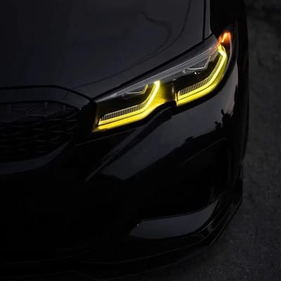 XEOD CSL LED DRL angel eyes modules Geel geschikt voor BMW 3 serie G20 - G21 - Voor Laser koplampen - 4 stuks - Complete set