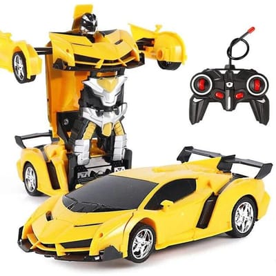 Elektrische RC Auto 2 in 1 Transformatie Robots Sportvoertuig Model Robots Jongens Speelgoed Afstandsbediening Cool RC Vervorming Auto's Kinderen Speelgoed Geschenken