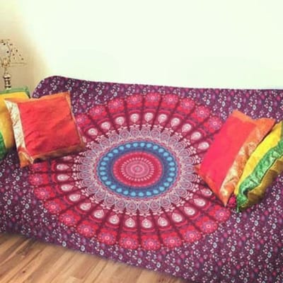 Indische Mandala Wandkleed macramé wandhanger wandkleed Tai Chi Hippie bohemien decor Decoratief studentenkamer wandkleed 150x200cm
