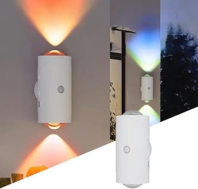 Draadloze wandlamp met bewegingsmelder voor binnen - Automatische detectieverlichting voor woonkamer, slaapkamer, hal, en balkon
