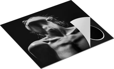 Chefcare Inductie Beschermer Naakte Vrouwen Lichaam - Erotiek - Zwart Wit - 60x50 cm - Afdekplaat Inductie - Kookplaat Beschermer - Inductie Mat