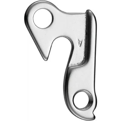 Union Derailleurpad - Geschikt voor Diverse Fietsen - Aluminium - Inclusief Bevestigingsbouten - Zilver
