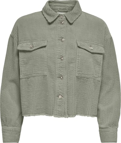 Loose fit overhemdjack van pure katoen model 'MARINA'