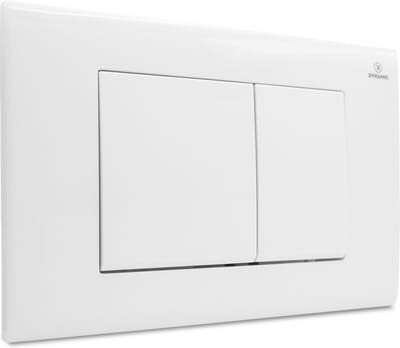 Dynamic Way bedieningspaneel - vierkant glans wit - Geberit UP320 en UP720
