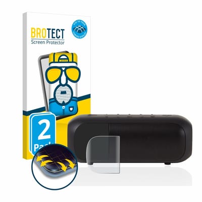 BROTECT - Screenprotector voor JBL Tuner 2 - Folie Beschermfolie matte volledig dekking 2 Stuks