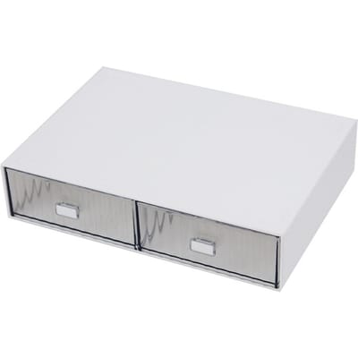 Bureau Lade Organizer Waterdicht Stofdicht Plastic DIY Combinatie Meerlaags Stapelbare Lade wit
