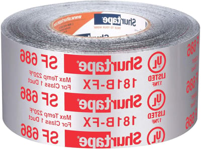 Butylfolie Tape - HVAC Tape - Luchtdichte Afdichting - UL 181B-FX Vermeld - 76 cm x 333 m - Zilverkleurig