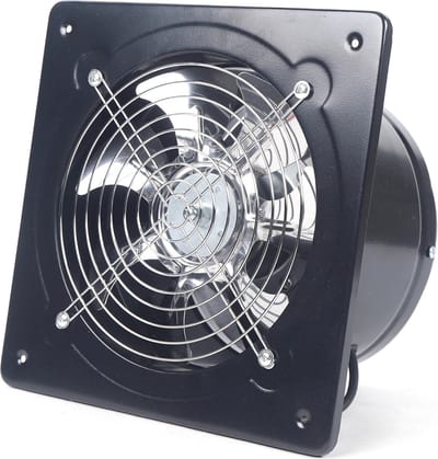 Tumex - Badkamer ventilator - Wandventilator - Lage Ruis - 850 m³/h Luchtstroom - 80W Vermogen - 25x25 cm - Terugslagklep - 2800 RPM Snelheid