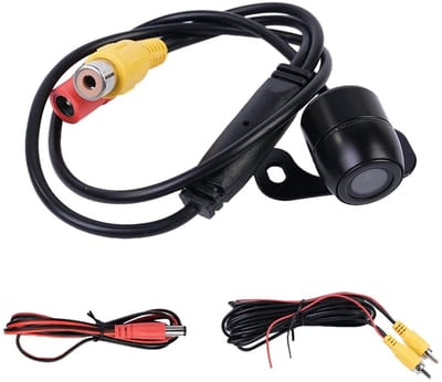 Dailygoods- Achteruitrijcamera Goed Gezichtsveld - Beugelmontage / Inbouwmontage - IP67 Waterdicht - 170° Verstelbare Kijkhoek - Geschikt voor Auto's/SUV's - Achteruitkijkcamera