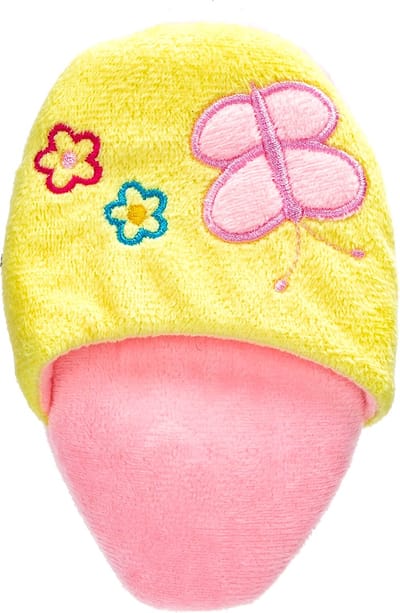 Nobleza Pluche pantoffel voor hond - Hondenknuffel - Honden knuffel - Hondenspeelgoed - Geel