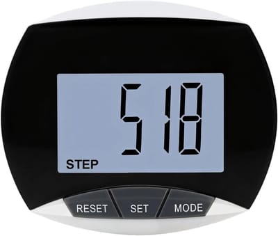3D Stappenteller - Activiteit Tracker - Fitness Bijhouden - Accurate 3D Sensor - 6.3 x 2.5 x 5.3cm - Zwart