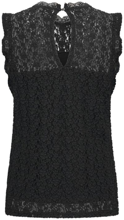 MI PIACE - Travel Top Lace 202693 Black - Maat : XS