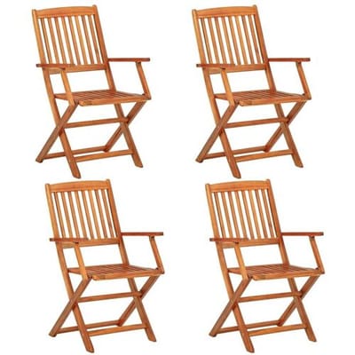 vidaXL - 13-delige - Tuinset - 280x90x75 - cm - massief - acaciahout