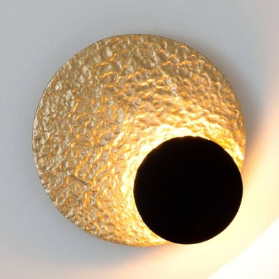 Holländer LED wandlamp Infinity in goud, Ø 26 cm